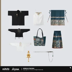 Sunsyea Honkai Star Rail Official Merch miHoYo Original Authentic Dan Heng·Imbibitor Lunae Themes Series Clothes