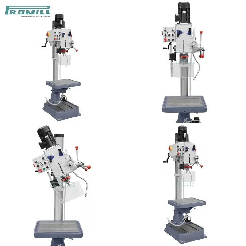 HCY Z5032 Z5040 Z5045 Vertical Round Column Drilling Machine 32/40/45mm Max Drilling Capacity for Metal Drilling