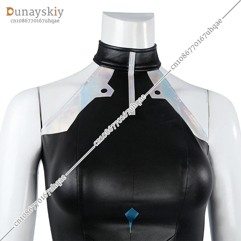 أورورا تأثيري حلي لعبة LOL فانتوم سبيريت فريق الجلد تأثيري خادم لعبة أورورا هالوين المرأة البدلة مع قبعة الجلد الجديد