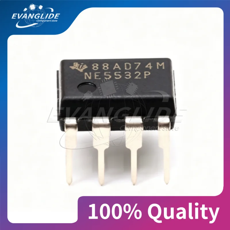 10 PCS/LOT NE5532P NE5532 DIP-8 High-performance, Low-noise Dual Operational Amplifier Chip