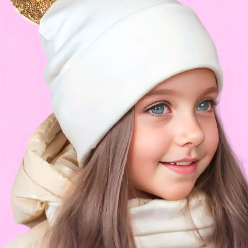 Cute Cat Ear Docker Cap Cotton Minimalist Melon Hat For Kuijiao Warm Windproof Unisex Hip Hop Style Street Fashion Headgear
