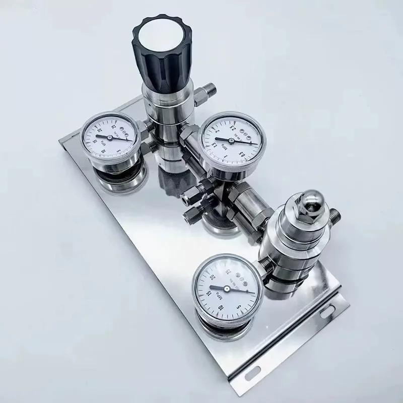 for vLab Semi Automatic Switching Device Stainless Steel Gas Pressure Regulator Manifold