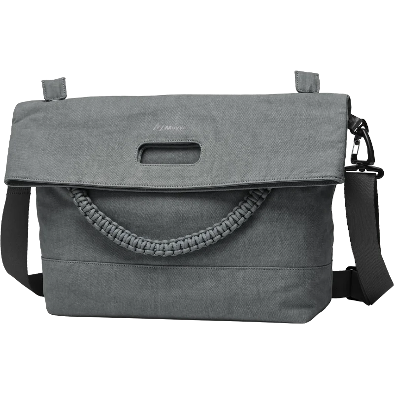 MATE ELAN Urban Light Crossbody Shoulder Bag Cotton Men Handbag Stylish Business Messenger Bag Expandable Folding Tote Bag