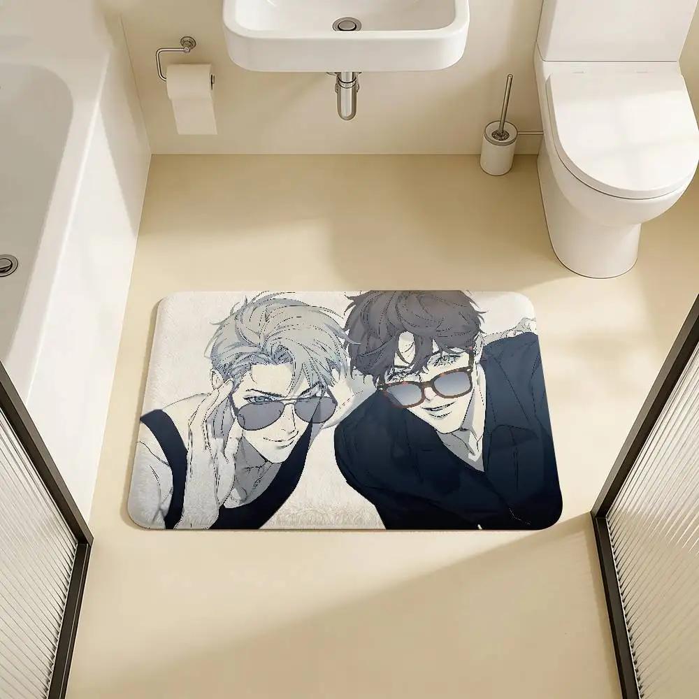 Nerd Project Bl Anime Room Mats Anti-slip Absorb Water Long Strip Cushion Bedroon Mat Household Carpets