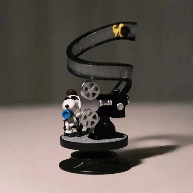 Hot Re-Ment Snoopy Blind Box 3d Spiral Model Miniature Scene Figurines Collectible Desktop Action Figure Ornaments For In Stock view 4