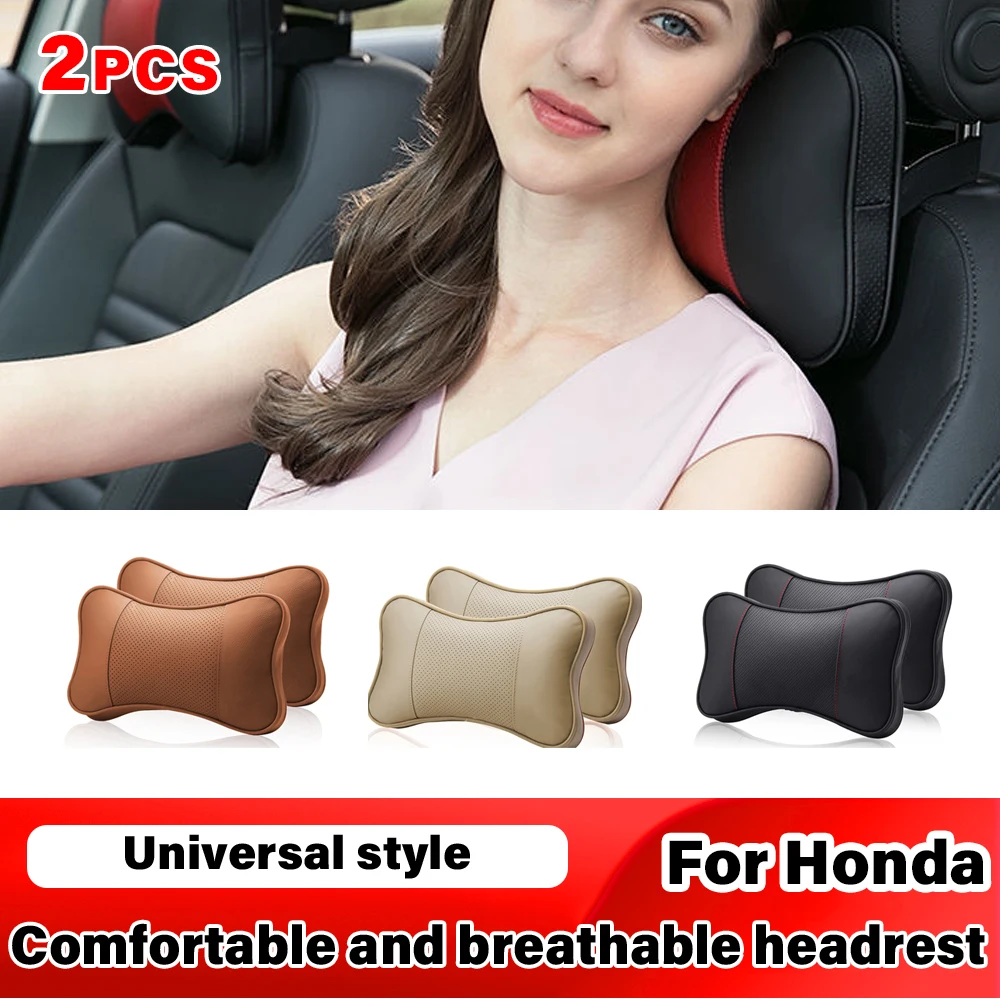 

Car Seat Headrest Comfortable Neck Pillow Interior Accessories For Honda Civic XR-V Accord City Accord Odyssey Spirior CRV Jazz