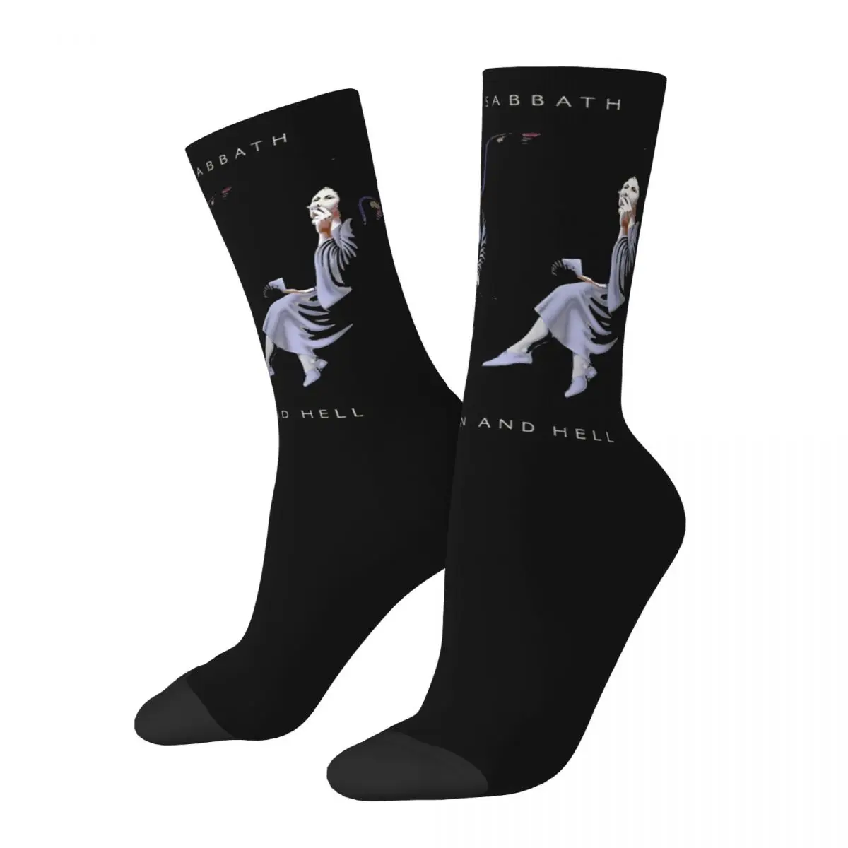 Cool Black Cool Sabbaths Sports Socks Polyester Long Socks for Unisex