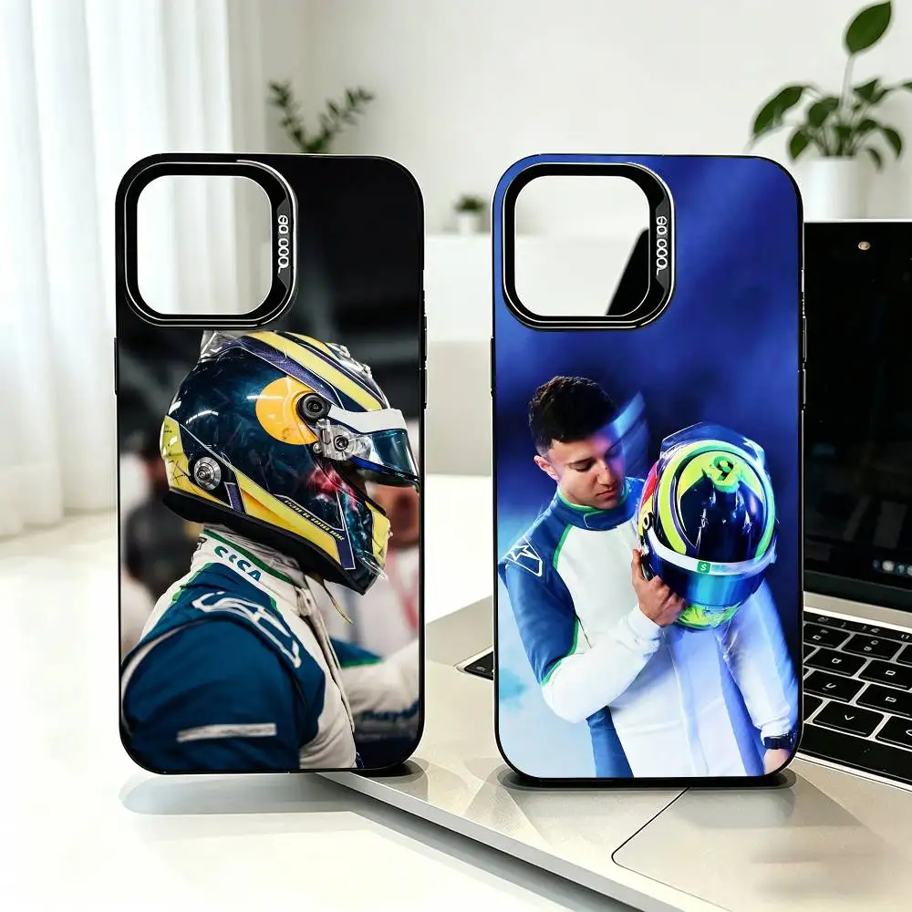 

Young Racing Isack H-Hadjar Phone Case For iPhone 17,16,15,14,13,12,11 Plus,Pro Max,XS,Colorful Silver Phone case Funda Cover