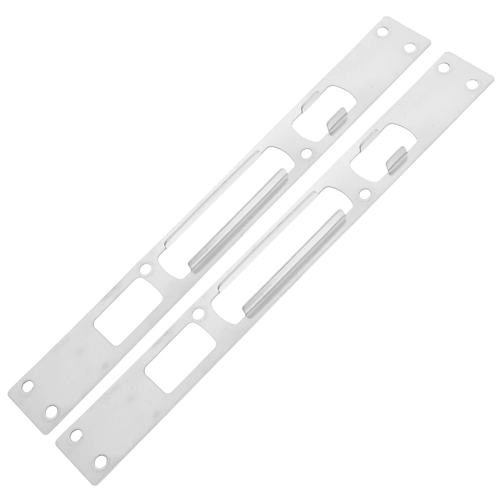 

2pcs Anti-theft Lock Body Stainless Steel Deadbolt Reinforcement Metal Door Plate Front Door Reinforcement Strike Plate Security