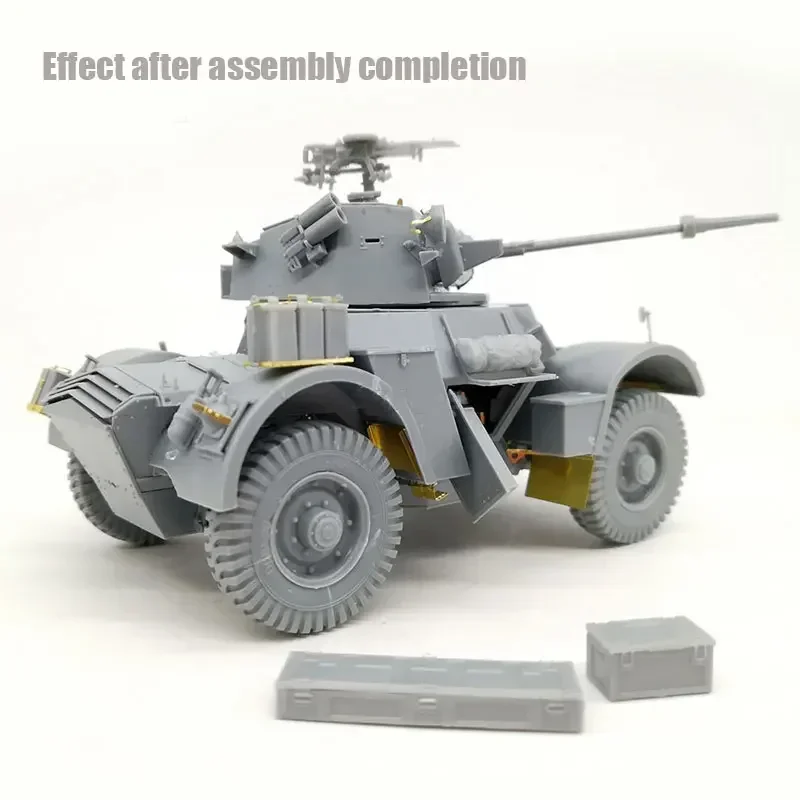 1/35 Gecko modello 35GM0011 UK Daimler Blinded Car Mk.I carri armati di montaggio Scala giocattoli fai da te Kit modello