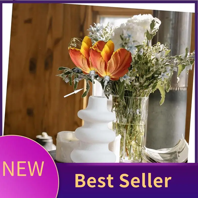 

B46C 10 шт., удлинитель для цветов, домашние растения, водяной шланг, удлинитель для комнатных растений, стебель для цветов, пластиковые стебли для цветов