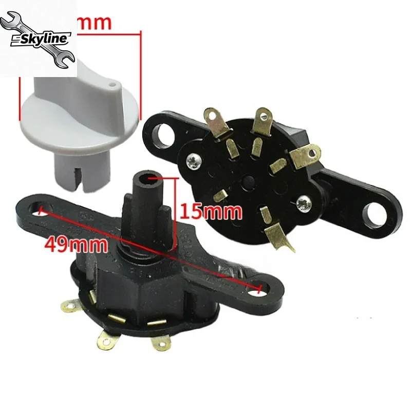 Electric Fan Replacement Parts, 3-Speed Knob Governor Speed Control Switch for Table, Wall & Hongyun Fans