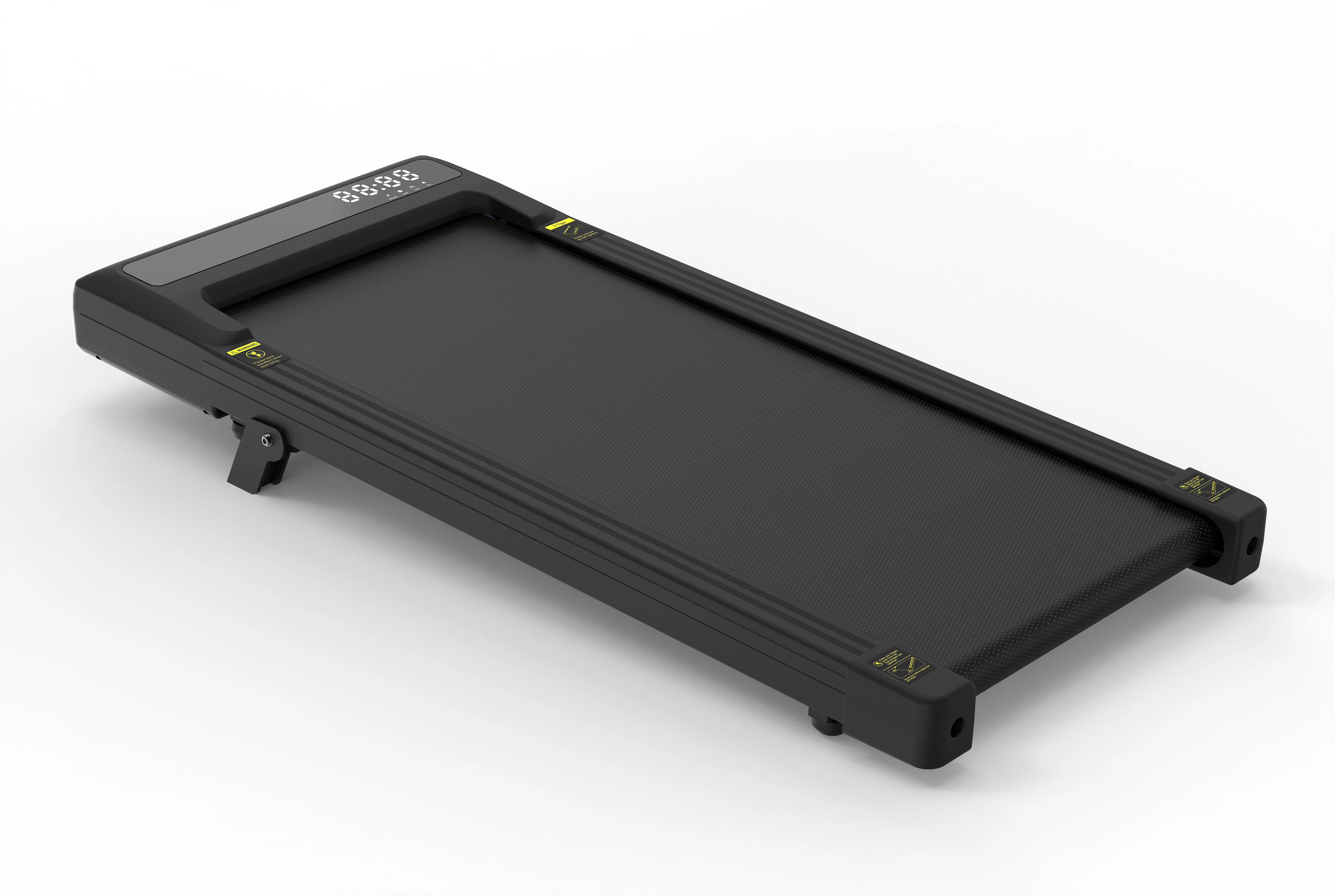 Ultra-Thin Electric Portable Treadmill with LED Screen Manual Incline for Home Gym Use