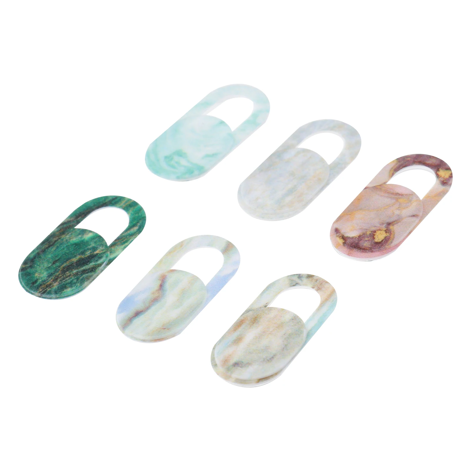 6Pcs Privacy Protection Stickers Easy Install Webcam Covers Laptop Slide Anti-Hacking Security