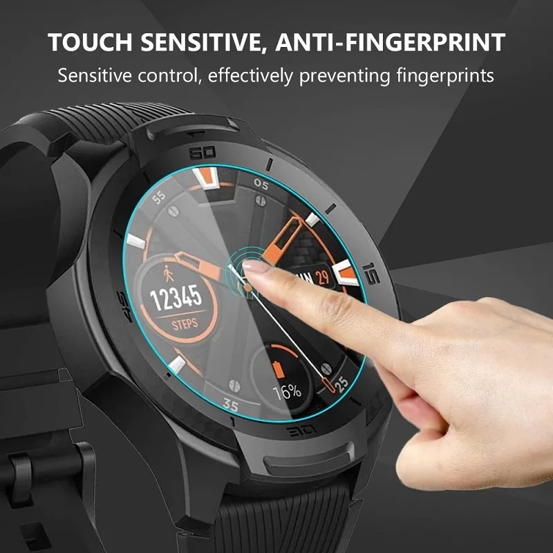 Tempered Glass for TicWatch Pro 3 Ultra GPS Screen Protector Anti-Scratch for TicWatch Pro 3 Ultra GPS Smartwatch