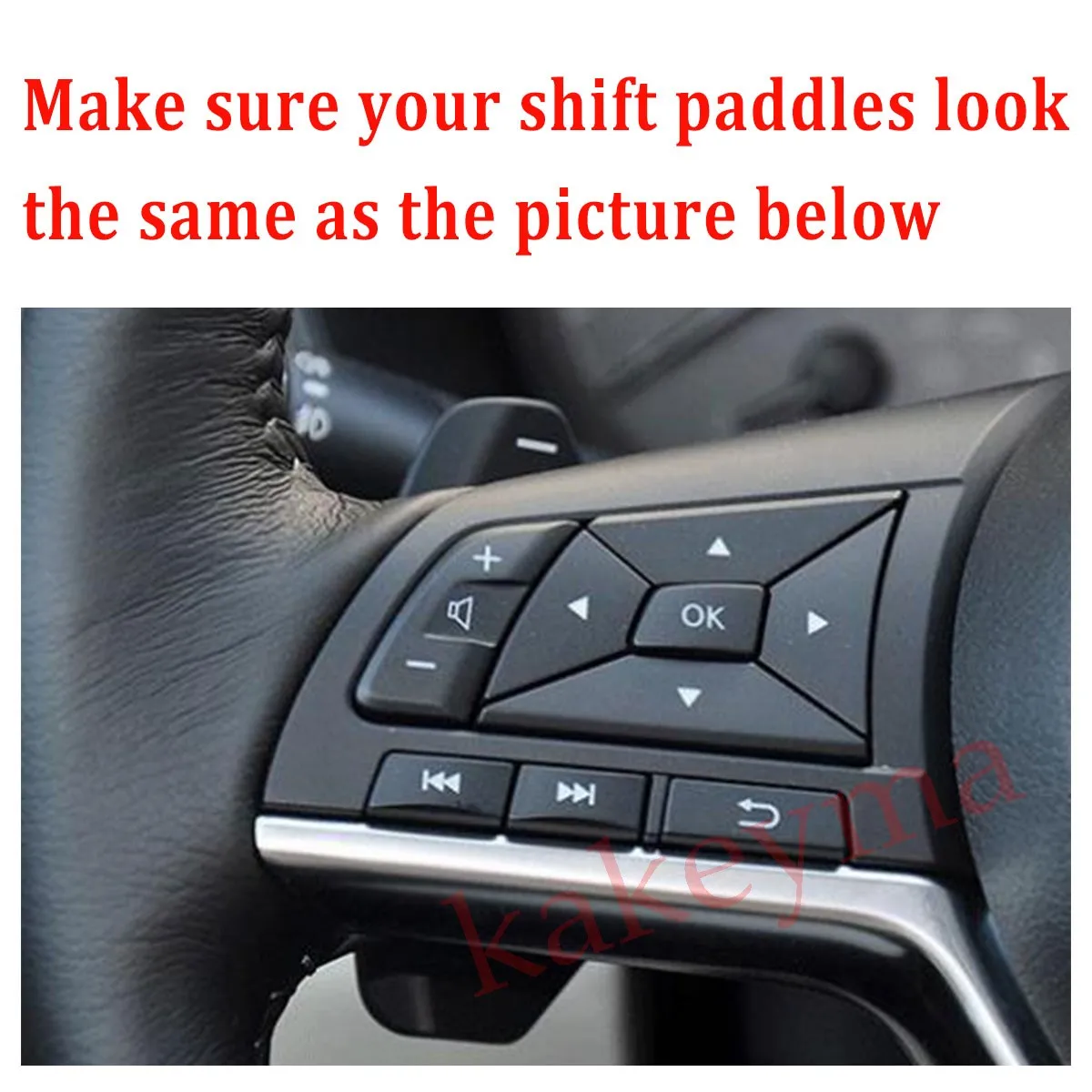 For Nissan Teana Altima 2019 2020 Shift Paddle Gear Steering Wheel Shifter Lever Add-on Cover Extend Accessories