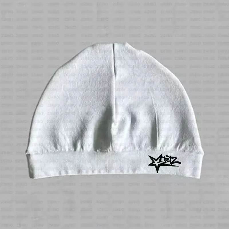 قبعة محبوكة من النايلون المطبوع على شكل نجمة، اتجاه هيب هوب قديم، مرونة عالية، رياضات خارجية، قبعة جمجمة دافئة وجيدة التهوية