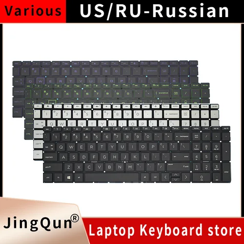 Nuevo teclado retroiluminado para HP Pavilion 15-DA 15-CX 15-DB 15-DX 15-DR 250 G7 255 256 G7 15-CN 15-CS 15-CR 15-CW 17-BY 17-CA