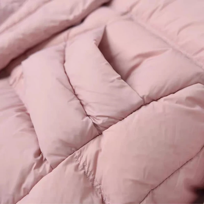 -30 ℃   سترة شتوية للفتيات المراهقات بتصميم جديد طويل بلون سادة وسميكة ودافئة مع قلنسوة من القطن للأسفل سترة عصرية للأطفال من سن 5 إلى 14 سنة