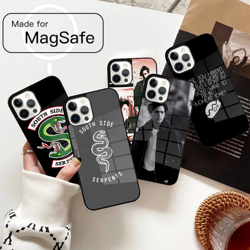 Riverdale Jughead Jones Woz Here Magnetic Phone Case For iPhone 17 Air 16e 12 13 14 15 Pro Max Magsafe Wireless Cover