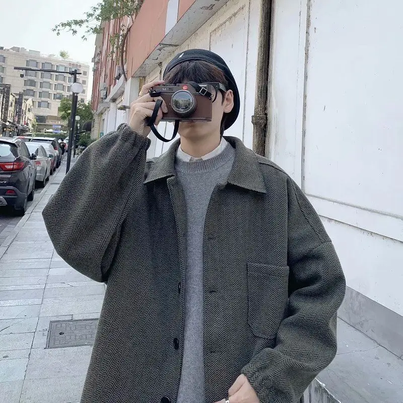 

Мужское полупальто из шерстяной смеси, многофункциональное, для треккинга и горного туризма, водонепроницаемое, с усиленными швами, с множеством карманов, стильное