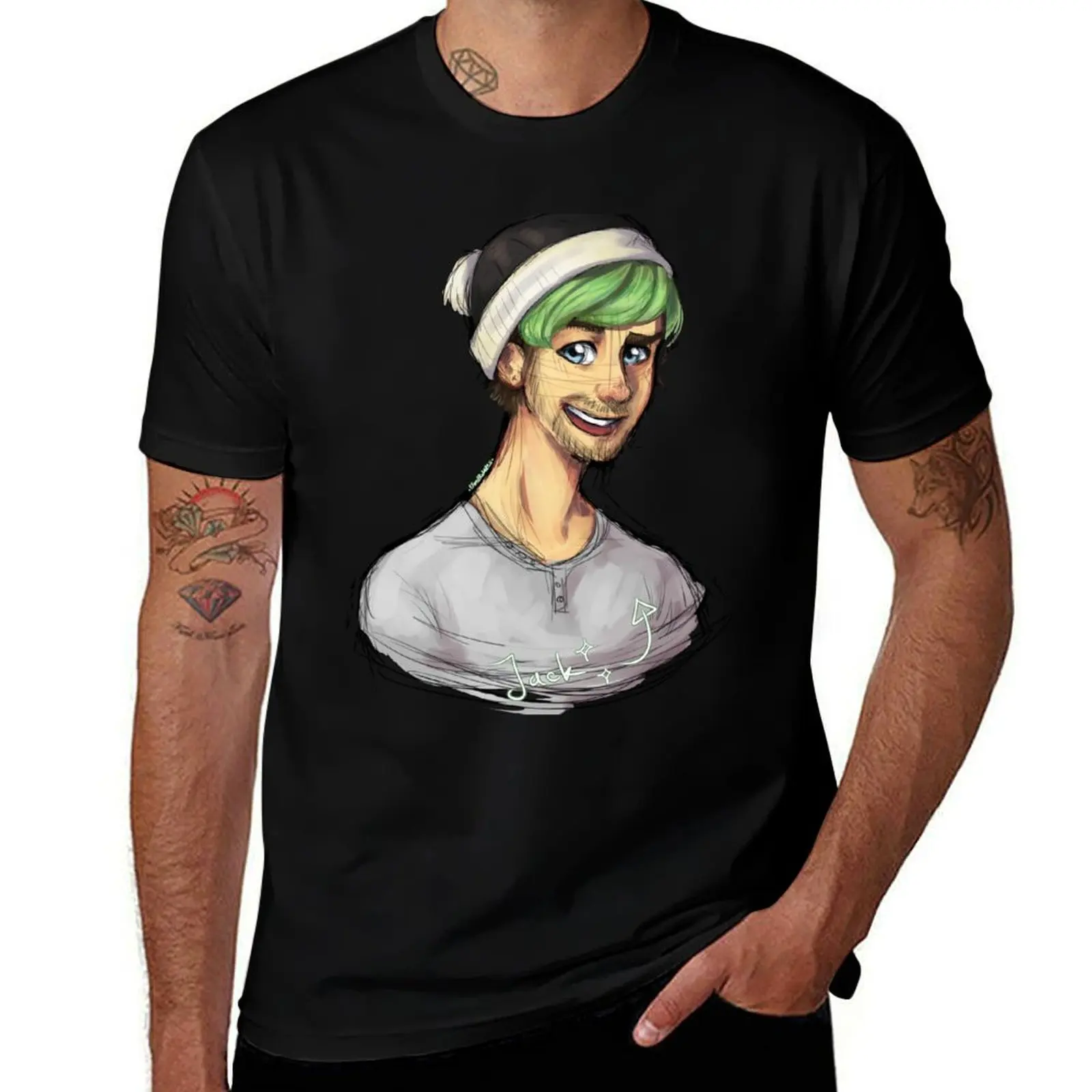 

Jacksepticeye T-Shirt cheap stuff summer tops funny gifts cotton man t-shirts mens t shirts pack