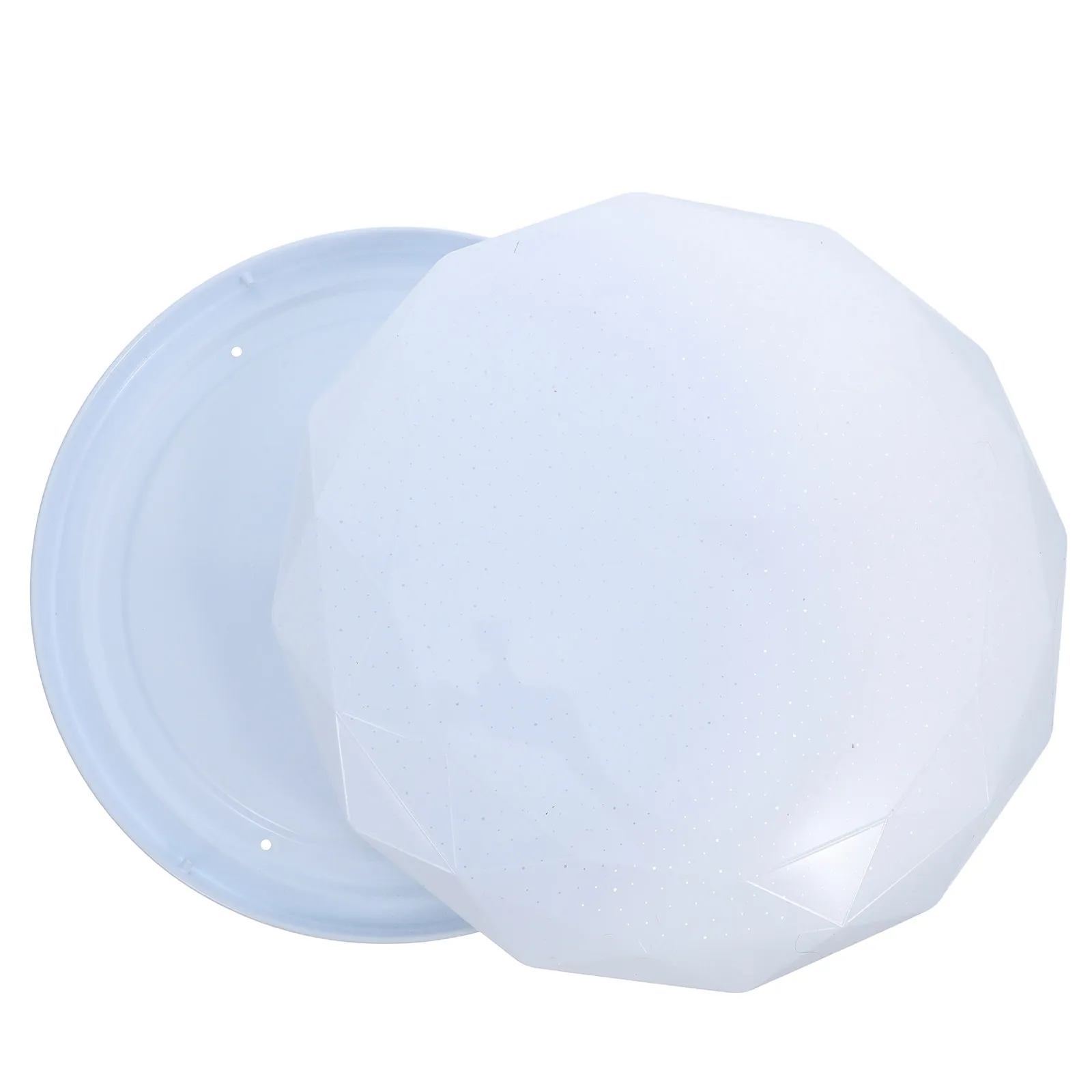 Flush Mount Ceiling Light Shade 11.8x3.2 Round Cover Replacement for Bedroom Living Room Ceiling Light Replacement Cover