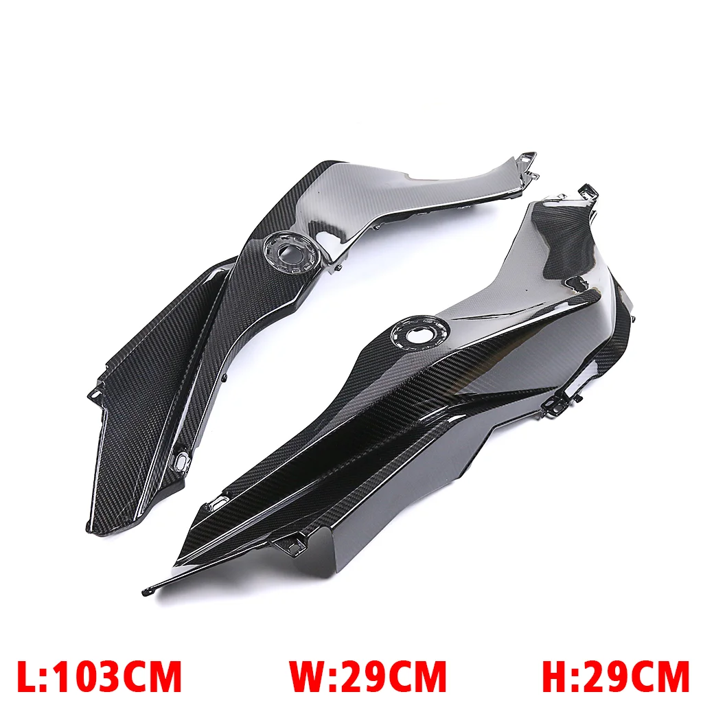 100% koolstofvezel voor BMW S1000XR 2021 2022 2023 Motorfiets modificatie volledige fiets kuip Auto body zijpaneel, voorspatbord 3 K