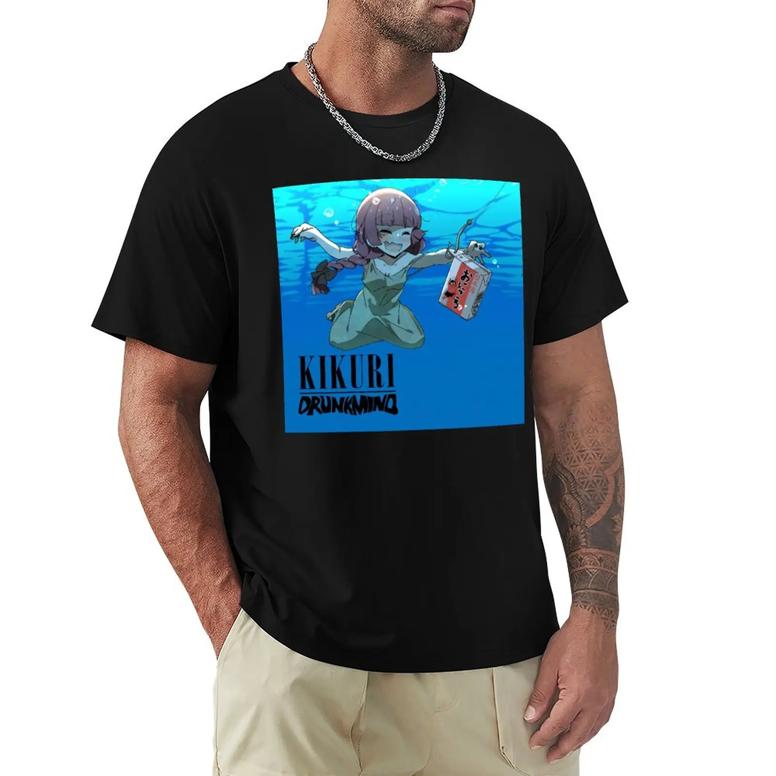 

Kikuri Kikuri Hiroi Bocchi The Rock anime girl T-Shirt street wear Funny t-shirts mens graphic t-shirts