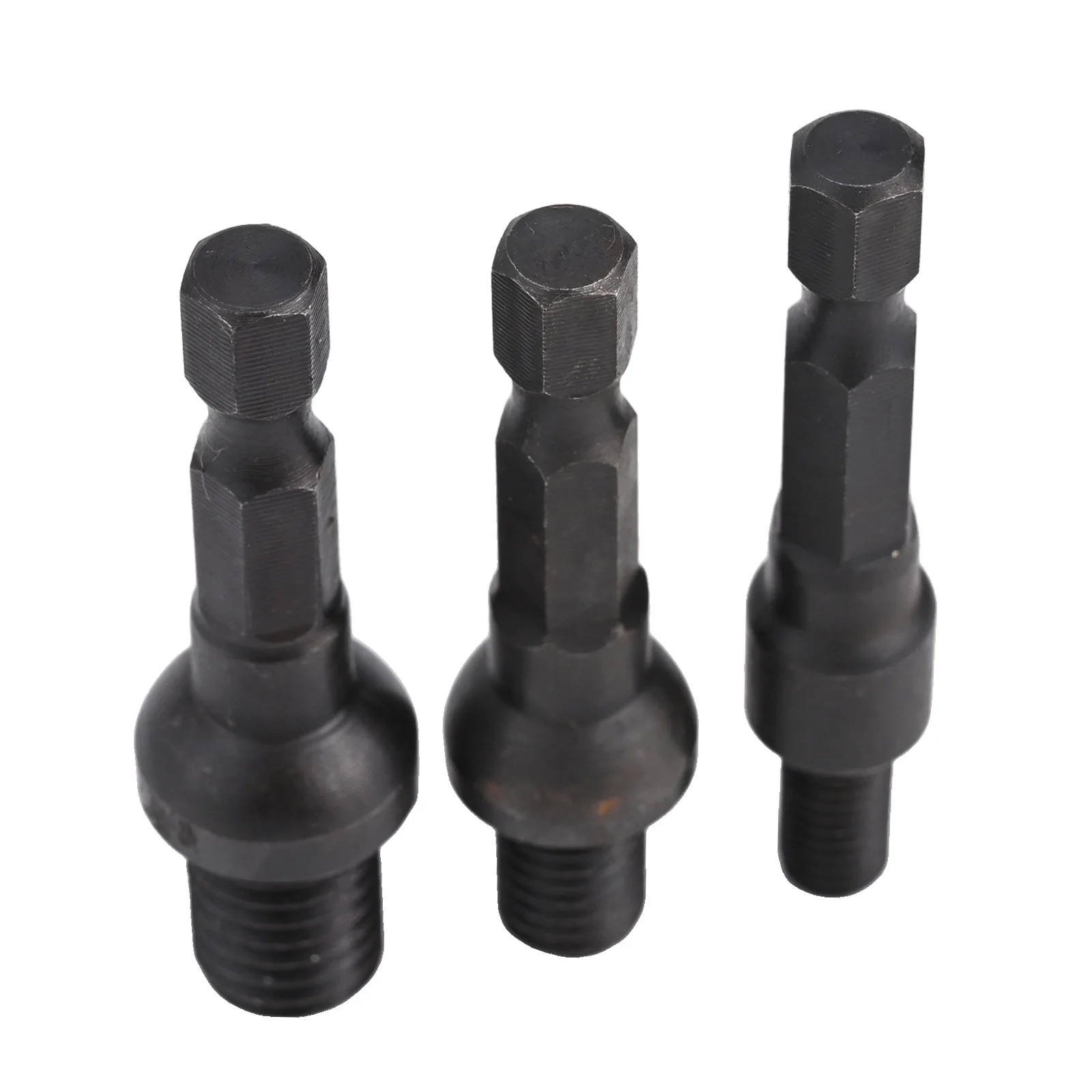 

Socket Adapter Set of 6 for Hanger Bolts and For Insert Nuts M6 M8 M10 Chrome Vanadium Steel 1/4 Inch Hex Shank