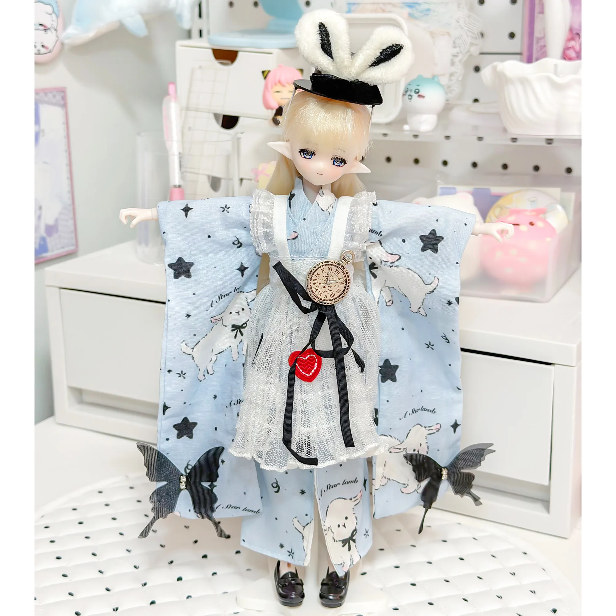Azone 1/6 Doll Clothes Fit For OB22 OB24 Dolls Costume Accessories Japanese Lolita Elegant Dress Set Toy Gift No Doll Included