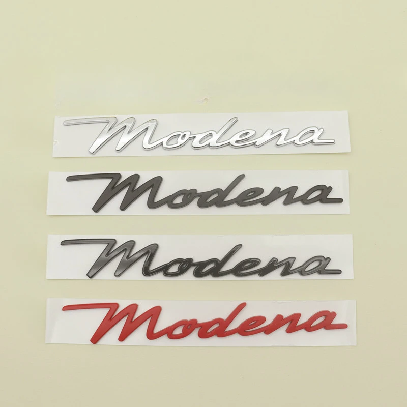 

Car 3D ABS Trunk Letters Logo Badge Emblem Styling Decals Sticker for Maserati Quattroporte Sport Modena Accessories