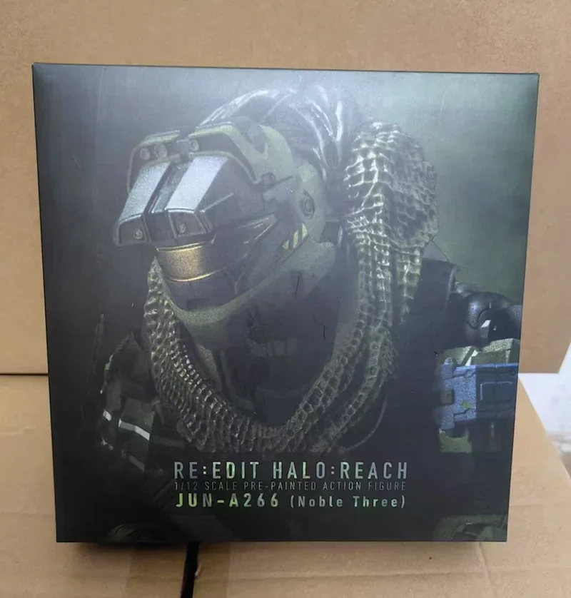 Boxed 18CM New Anime Reach JUN A266 Master Chief 1/12 Figure PVC Model Toys Doll Ornament Gifts