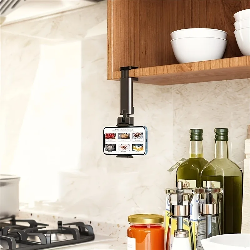 

Универсальный держатель для телефона Ultimate: безопасный, портативный и регулируемый для путешествий, работы, приготовления пищи — простота громкой связи