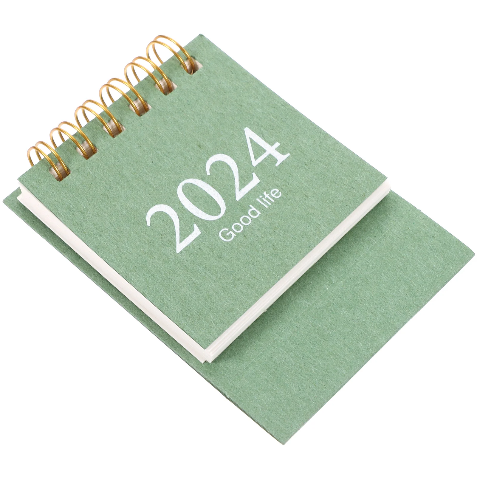 

Small Standing Desktop Calendar 2024 Two-Coil Design Monthly Planner for Office Home School Desk Decor Schedule Organizer