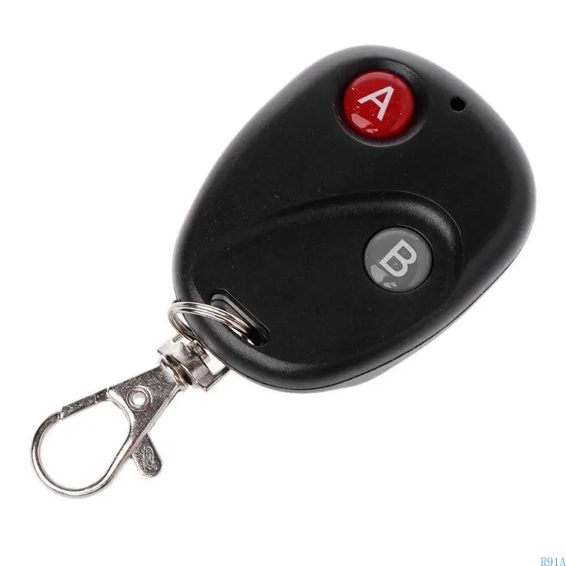 R91A DC3V 3.7V 5V 6V 7V 9V 12V 무선 원격 제어 스위치 2 버튼 수신기