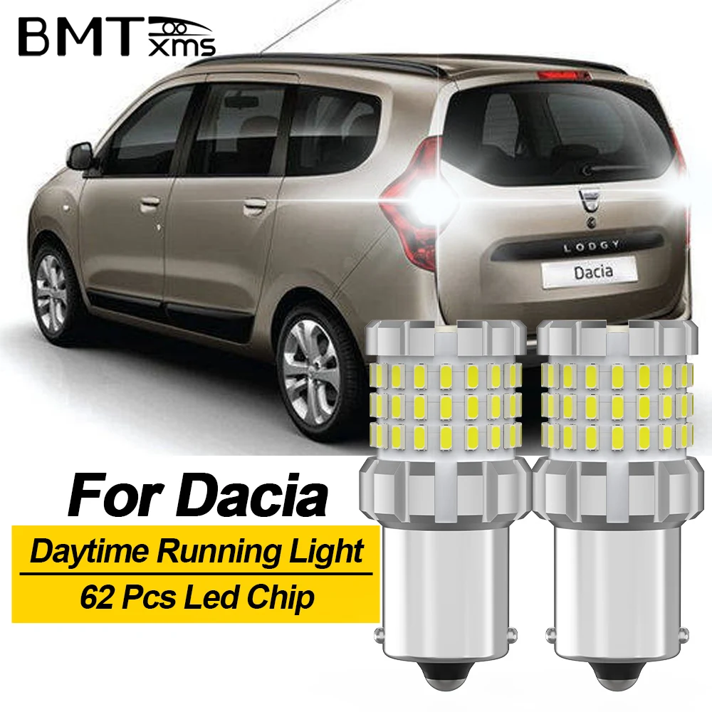 

BMTxms BA15S 1156 P21W LED Daytime Running Light Canbus DRL Lamp For Dacia Dokker MPV Pickup Van Lodgy JS 2012-2020 2013 2014