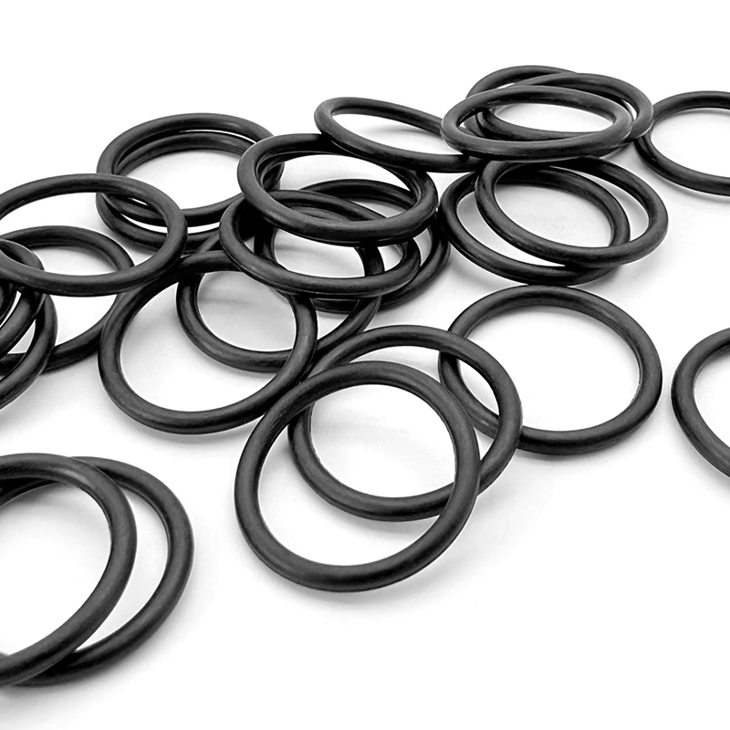 

1000Pcs Black NBR O-Ring Seals 2.2mm Thick 6-30mm OD Nitrile Rubber round Washers Oil And Corrosion Resistant
