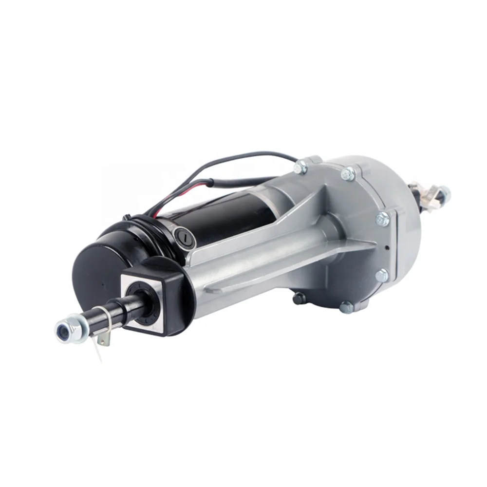 24V400W DC drive axle motor cleaning car washing machine dust trolley differential rear  with electromagnetic brake