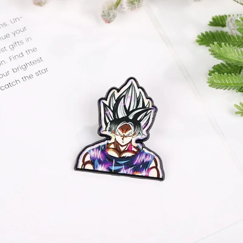 Japanese Anime Dragon Ball Action Figure Enamel Pin Badge Goku Master Roshi Piccolo Lapel Pin Party Jewelry Brooch Accessories image 2