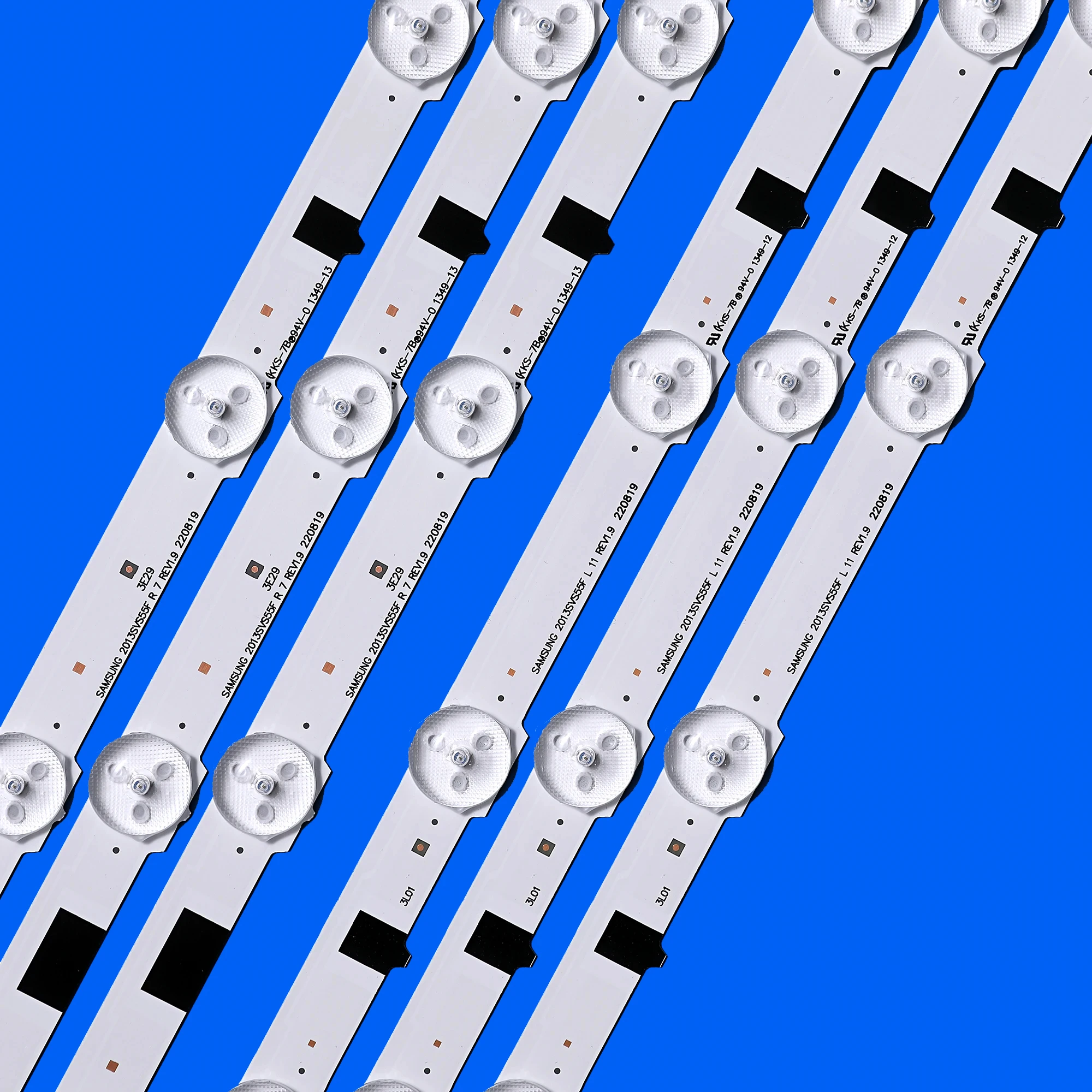 LED شريط إضاءة خلفي ل UE55F5000AS UE55F5030AS UE55F5030AW UE55F5500AS UE55F6340SS UE55F6345SB UE55F6350AW UE55F6400AK #3