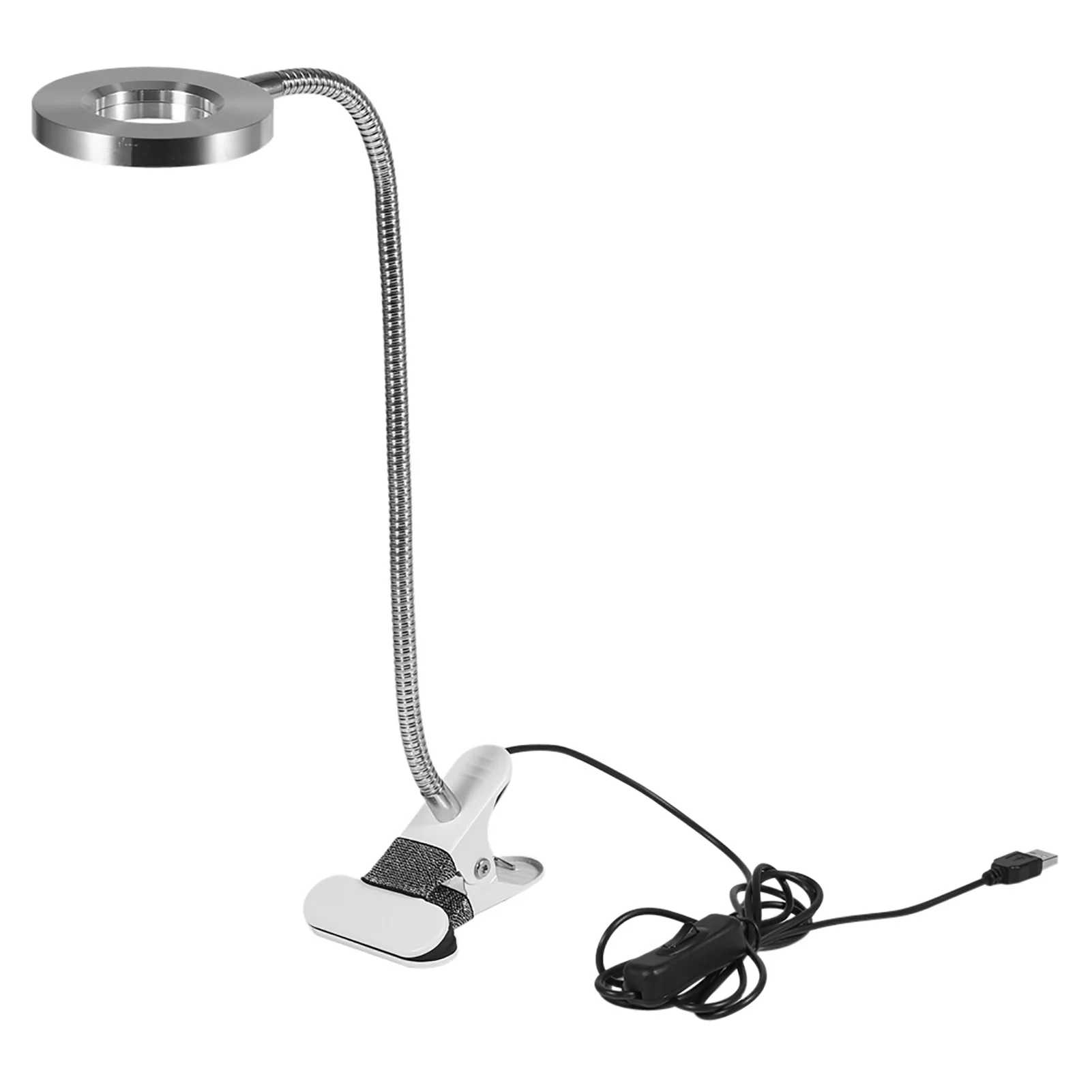 Lampe de bureau LED portable en continu pour tatouage et manucure, lumière froide, clip USB, accessoires de beauté