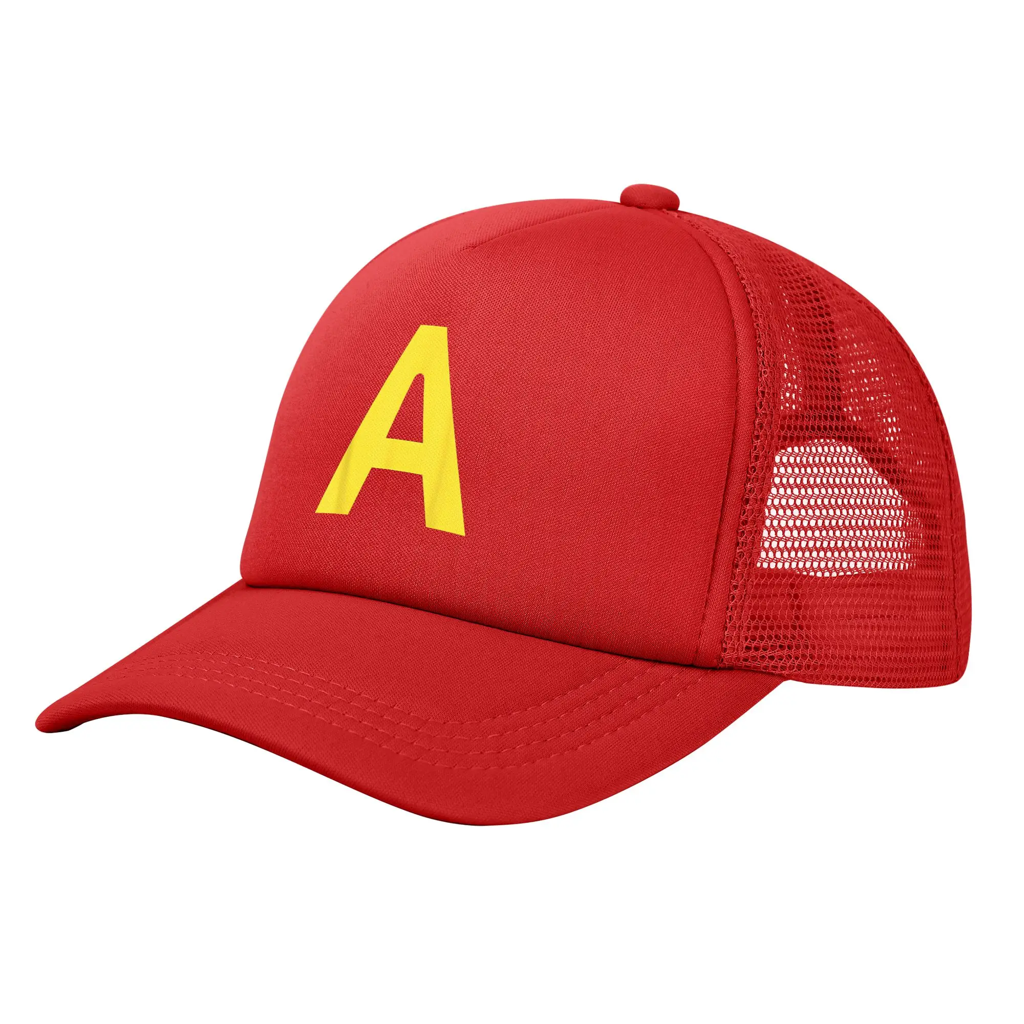 A-Alvin and the Chipmunks The Squeakquel A Mesh Baseball Cap Men Women Hip-Hop Trucker Worker Hats Summer Autumn Sun Caps