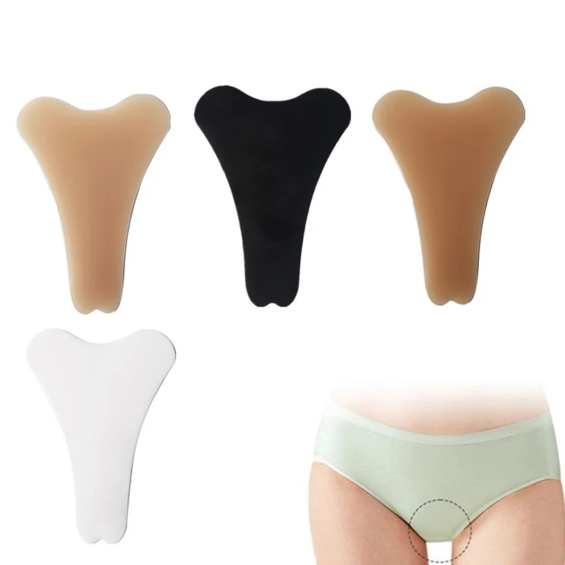 Invisible Adhesive Silicone Camel Toe Concealer Reusable Traceless For Women Leggings Swimwear Activewear Waterproof Cover Pad