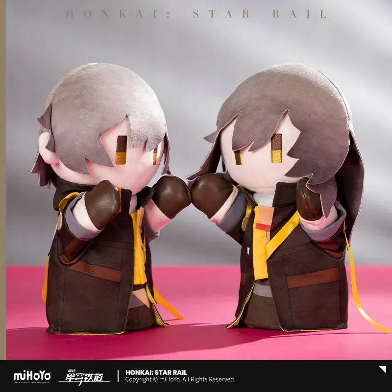 

[Genuine] miHoYo Game Honkai: Star Rail Herta Series Cosplay Cartoon Hand Puppet Plush Movable Finger Keychain Cosplay Xmas Gift