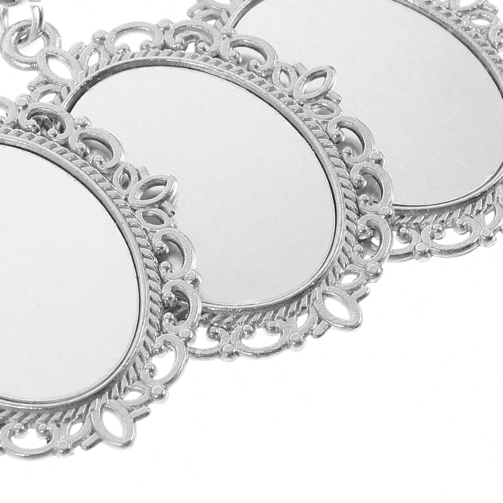 2 قطعة نقل الحرارة الطباعة بروش دبابيس قلادة فارغة الحافة دبابيس DIY إطار صور التلبيب دبوس الديكور هدية مجموعة #2