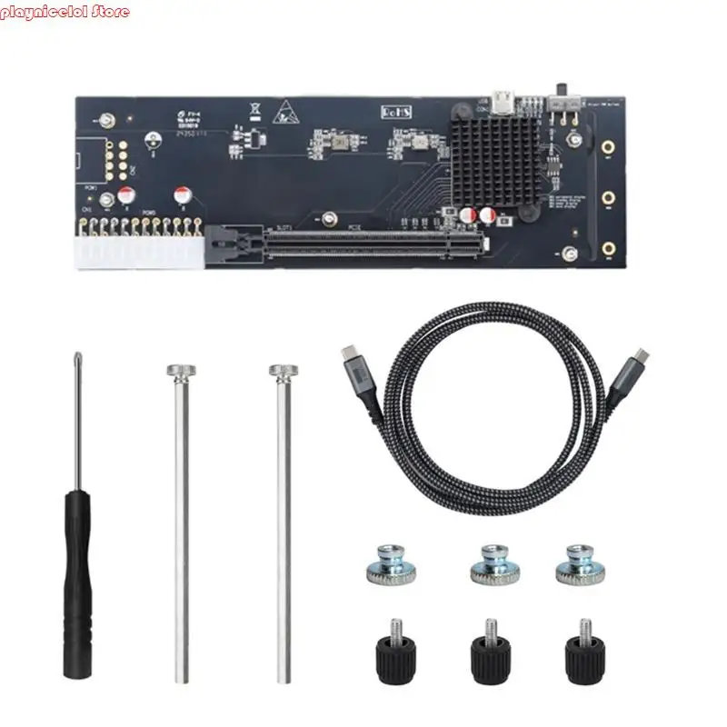 E8BA USB4.0 Tipo C Dock GPU ESTERNA Velocità veloce 40 Gbps Supporta RTX3060 GTX1060 SIMP