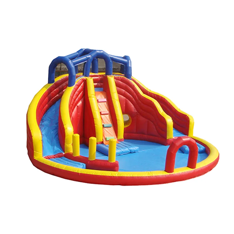 

Outdoor Inflatable Large Water Slide Inflatable Children's Slide With Pool