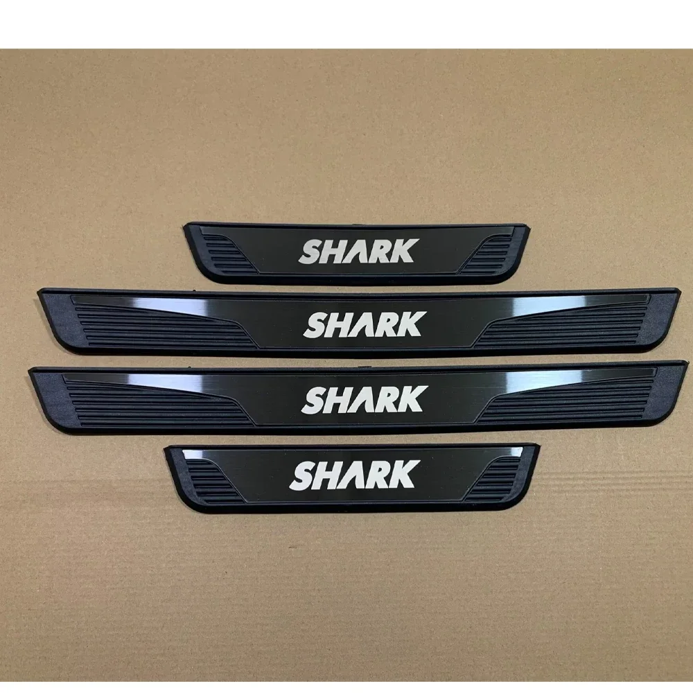 

For BYD Shark 6 2024 Car Accessories Door Sill Scuff Plate Pedal Cover Trim Exterior Threshold Protector Auto Stickers