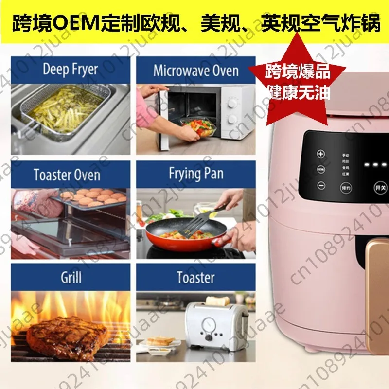 6L oven healthy air fryer Air fryer toast oven oil free electric fryer
